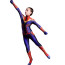 Girls Captain Marvel Costume