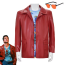 Fight Club Tyler Durden Costume - Red Jacket Shirt Glasses Set Tyler Durden Cosplay