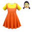Squid Game Robot Girl Mugunghwa Red Light Green Light Costume