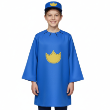 Dog Man Costume - Blue Shirt Pants Hat Dog Man Cosplay