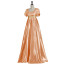 Bridgerton Medieval Regency Costume - Orange Dress Medieval Regency Cosplay