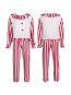 Clown in a Cornfield Costume - Striped Shirt Pants Clown Cosplay