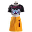 K-Pop Demon Hunters Mira Deluxe Costume - Shirt Skirt Accessories Set Kpop Mira Cosplay