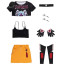 K-Pop Demon Hunters Mira Deluxe Costume - Shirt Skirt Accessories Set Kpop Mira Cosplay