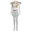 Girls KPop Demon Hunters Zoey Stage Costume - Shiny White Skirt Top Full Set Kpop Zoey Cosplay