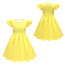 Girls Sprunki Yellow Simon Costume - Dress Mask Set Yellow Sprunki Cosplay