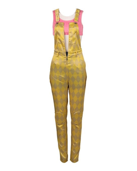 Birds Of Prey Harley Quinn Yellow Jumpsuit Cosplay Costume