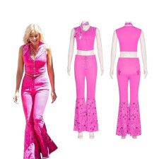 Barbie Movie 2023 Margot Robbie Costume - Cowgirl Barbie Margot Robbie Cosplay