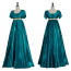 Bridgerton Medieval Regency Costume - Dark Blue Dress Medieval Regency Cosplay