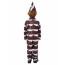 Kids Willy Wonka Chocolate Drip Costume - Jumpsuit Party Hat Set Chocolate Drip Cosplay