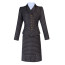 Wicked Shiz University Elphaba Costume - Black Striped Dress Elphaba Cosplay