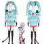 Helluva Boss Fizzarolli Costume - Striped Blue Dress Set Fizzarolli Cosplay