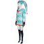 Helluva Boss Fizzarolli Costume - Striped Blue Dress Set Fizzarolli Cosplay