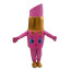 Giant Lipstick Mascot Costume