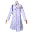 Egg Party Heather Heartless Nurse Costume - White Blue Nurse Dress Heather Cosplay