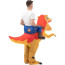 Jurassic World Riding Gallimimus Dinosaur Inflatable Costume - Riding Gallimimus Dino Cosplay