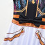 Girls K-Pop Demon Hunters Zoey Costume - Black White Gold Sleeveless Mini Dress Stage Outfit Zoey Cosplay