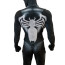 Spider-Man Symbiote Venom Costume - Muscle And Crack Pattern Bodysuit Mask Venom Cosplay