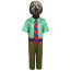 Zootopia Flash Slothmore Costume - Bodysuit Mask Zootopia Sloth Cosplay