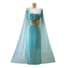 Daenerys Light Blue Dress Cosplay Costume Games of Thrones Halloween Costume