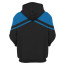 Star Trek Picard Starfleet Blue Uniform Costume - Hoodie Sweatpants Picard Starfleet Blue Uniform Cosplay