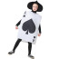 The Playing Cards Spades From Alice in Wonderland Cosplay Costume
