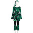 Women's Hippie 70's Costume - Shirt Pants Bandana Set Hippie Cosplay