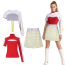 Zombies 4: Dawn of the Vampires Nova Costume - Shirt Dress Set Nova Cosplay