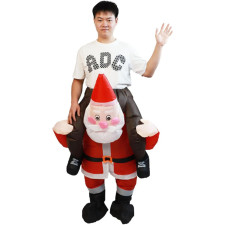 Riding Santa Claus Inflatable Costume - Riding Santa Claus Cosplay