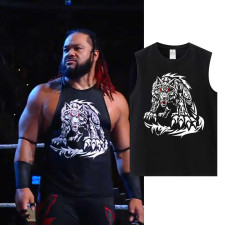 WWE Jacob Fatu Costume - Sleeveless Shirt Jacob Fatu Cosplay