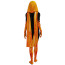 The Amazing Spider-Man Hallow's Eve Janine Godbe Costume - Black Orange Bodysuit Hallows Eve Cosplay
