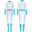 Super Mario Bros Princess Rosalina Costume - Blue Jumpsuit Princess Rosalina Cosplay