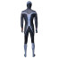 My Hero Academia Twice Jin Bubaigawara Costume - Blue and Grey Bodysuit Mask Twice Jin Cosplay