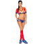 Sexy Football Girl Spain Team Costume