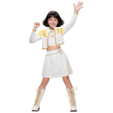 Girls K-Pop Demon Hunters Costume - White Shirt Skirt Jacket K-Pop Demon Hunters Cosplay