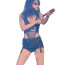 Black Pink Jennie Barcelona Concert Outfit Costume - Black Top Skirt Jennie Stage Costume Cosplay