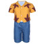 Kids Lilo and Stitch Jumba Jookiba Costume - Yellow Shirt Shorts Jumba Cosplay