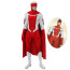 Invincible Omni-Mark Markus Sebastian Grayson Costume - Red White Bodysuit Mask Cape Omni-Mark Cosplay