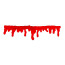 Blood Drip Necklace Costume Prop - Fake Blood Drip Necklace Cosplay Prop