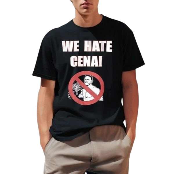 WWE John Cena We Hate Cena Costume - T-Shirt John Cena Cosplay