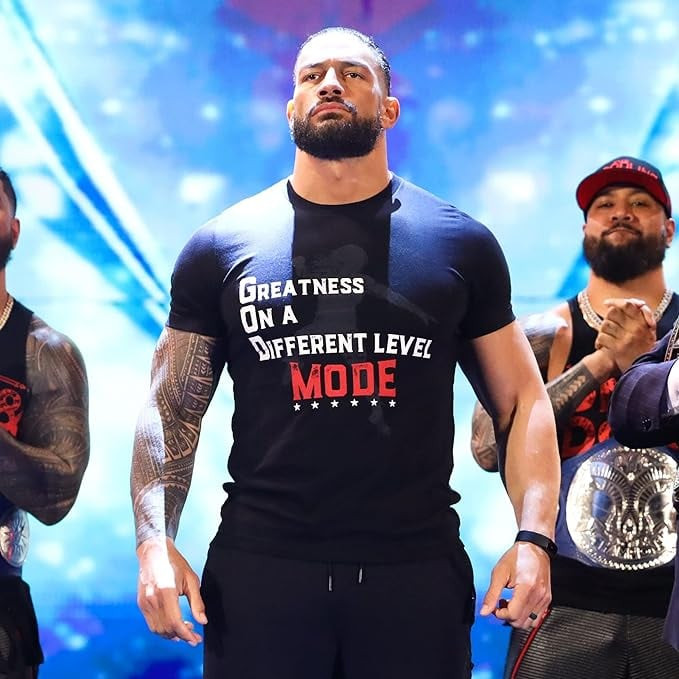 WWE Roman Reigns Costume - Greatness On A Different Level Mode T-Shirt Roman Reigns Cosplay