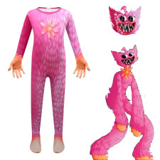 Poppy Playtime Huggy Kissy Kids Lycra Cosplay Costume