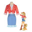 My Little Pony Applejack Costume - Shirt Skirt Applejack Cosplay
