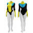 Female Invincible Original Suit Costume - Yellow Black and Blue Swimsuit Invincible Cosplay