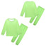 Kids Sprunki Incredibox Lime OWAKCX Costume - Sweater Pants Mask Set Lime Sprunki Cosplay