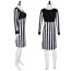 The Mask Tina Carlyle Costume - Striped Dress Tina Carlyle Cosplay
