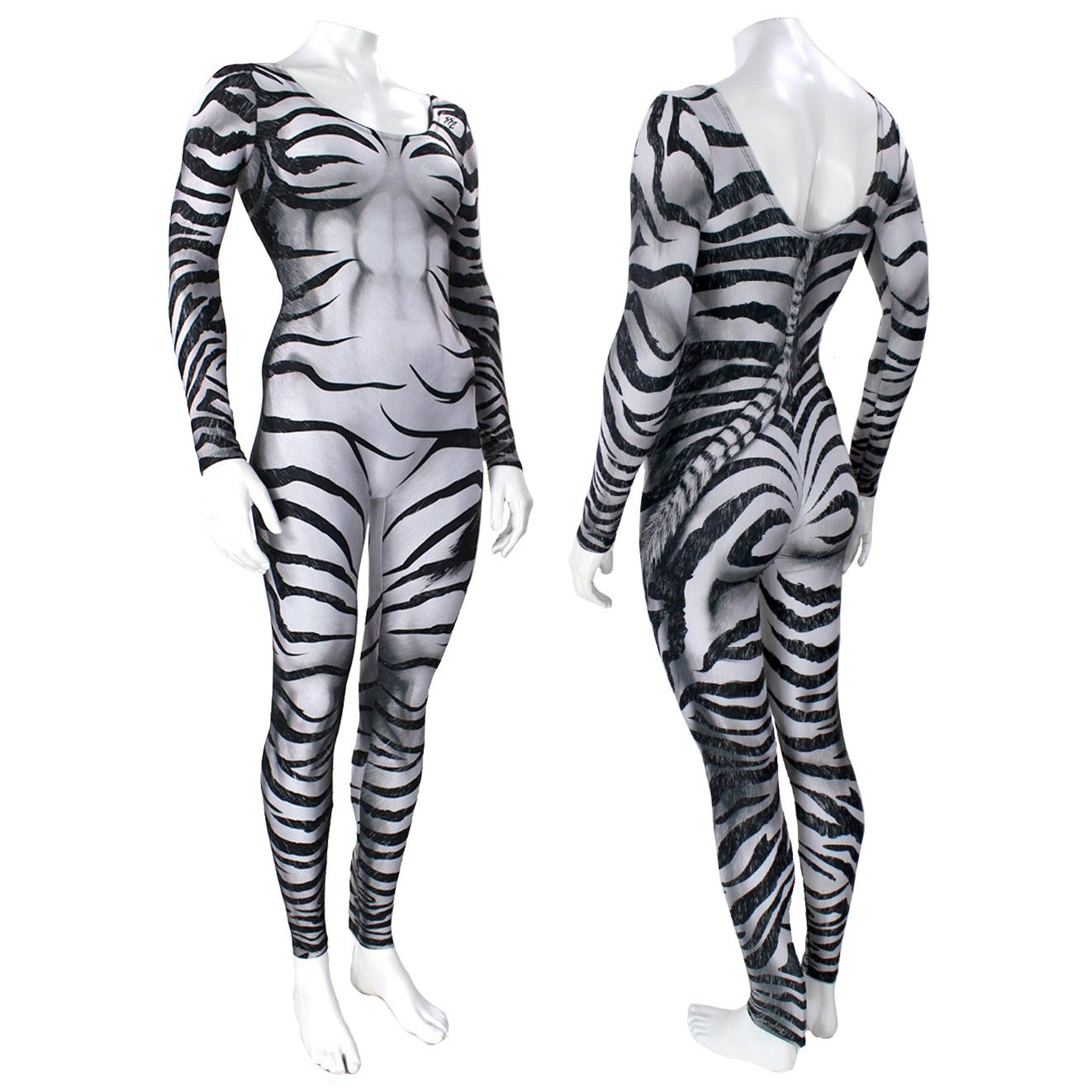 Female Zebra Costume - Bodysuit Female Zebra Cosplay