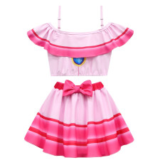 Girls The Super Mario Bros Movie 2023 Peach Swimsuit