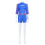 Zombies 4 Addison Wells Costume - Blue Top Pants Set Addison Wells Cosplay