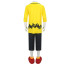 Peanuts Charlie Brown Costume - Yellow T-Shirt Pants Shoe Cover Set Charlie Brown Cosplay